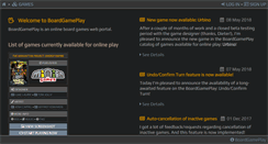 Desktop Screenshot of boardgameplay.com