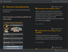 Tablet Screenshot of boardgameplay.com
